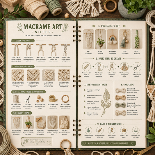 1.000+ Free Macrame Art Notes